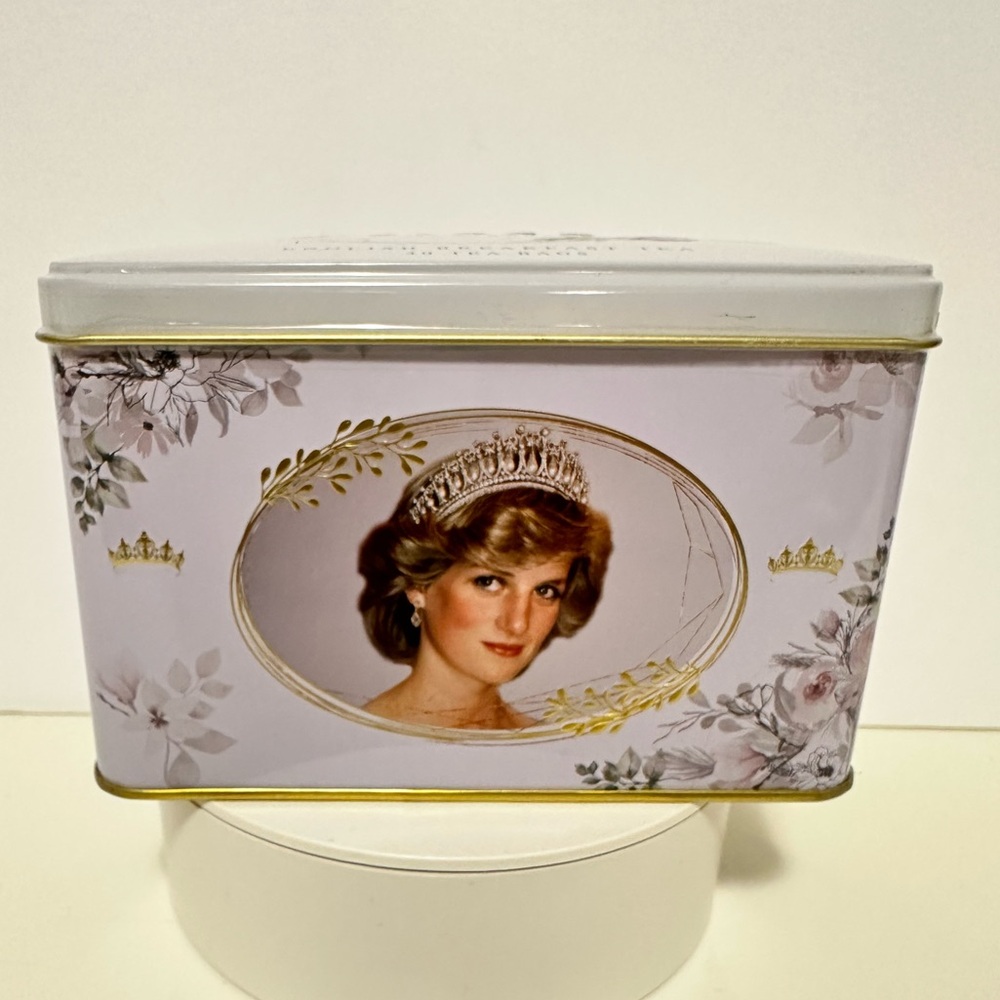 Princess Diana of Wales Tin Sealed English Breakfast Tea Collectable Tin